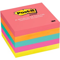 POST-IT 654-5AN NOTES NEON Capetown 100Shts 76x76mm, Pk5